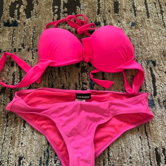 Joe Boxer Other - Pink push up swimsuit.